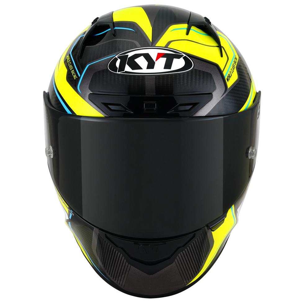 KYT NZ-Race Carbon Carbon Competition Helmet - Yellow