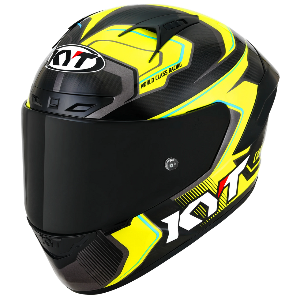 KYT NZ-Race Carbon Carbon Competition Helmet - Yellow