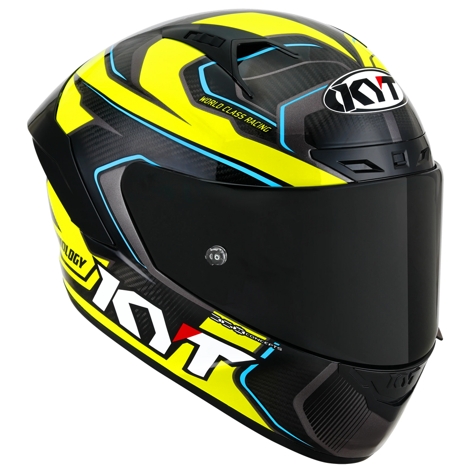 KYT NZ-Race Carbon Carbon Competition Helmet - Yellow