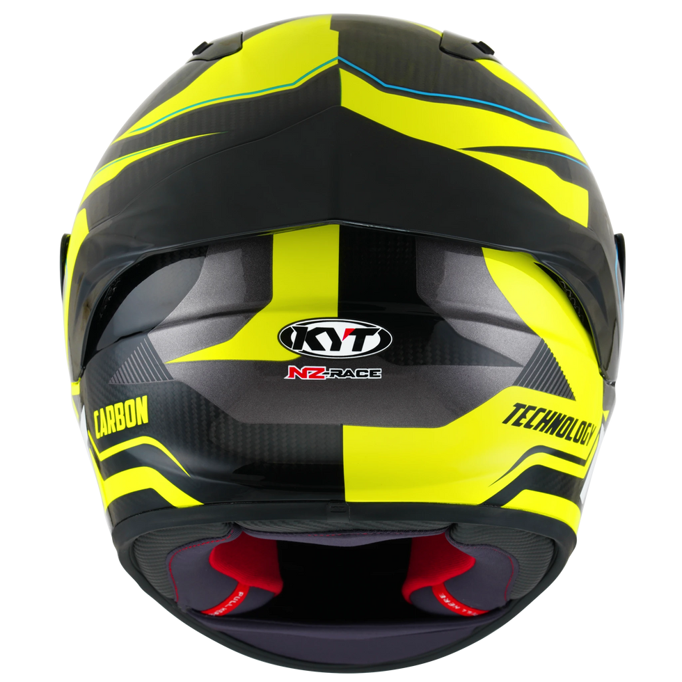KYT NZ-Race Carbon Carbon Competition Helmet - Yellow