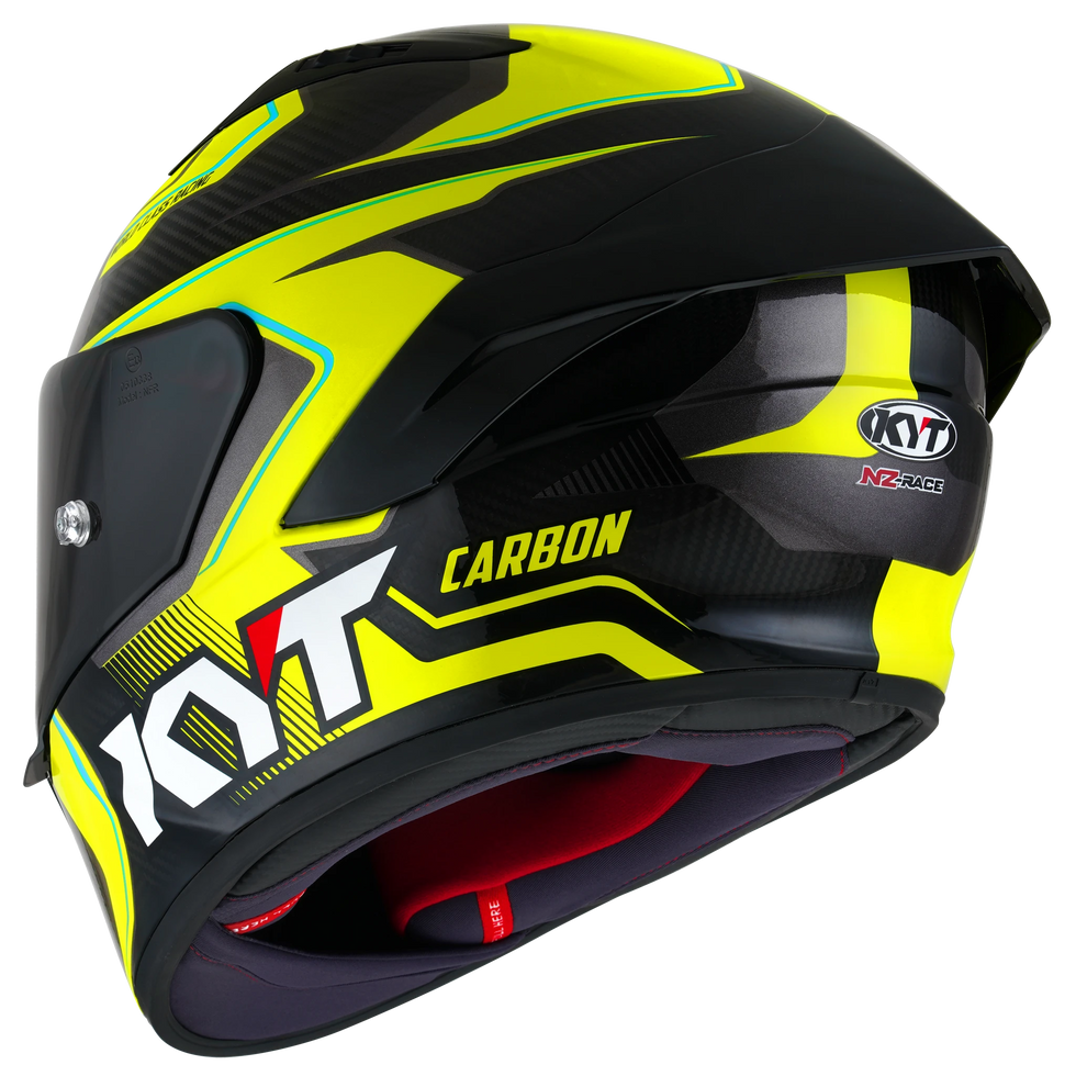 KYT NZ-Race Carbon Carbon Competition Helmet - Yellow