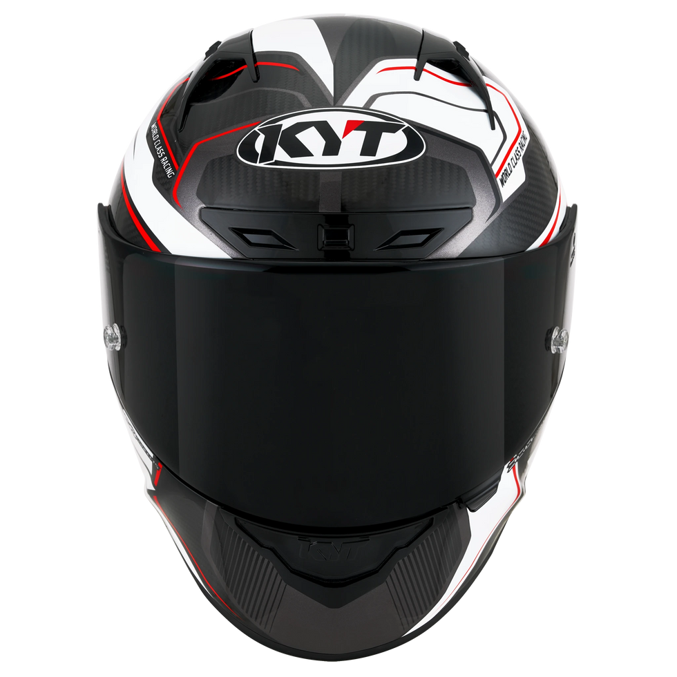 KYT NZ-Race Carbon Carbon Competition Helmet - White