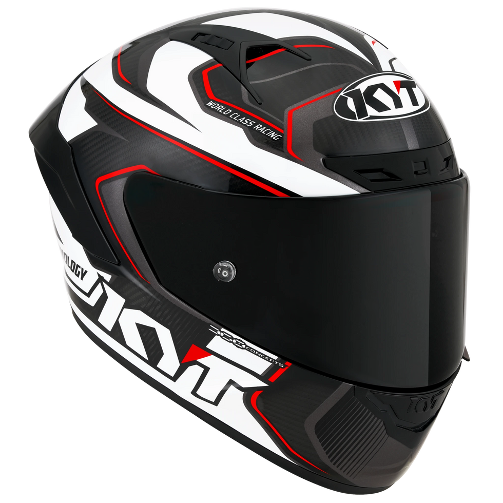 KYT NZ-Race Carbon Carbon Competition Helmet - White