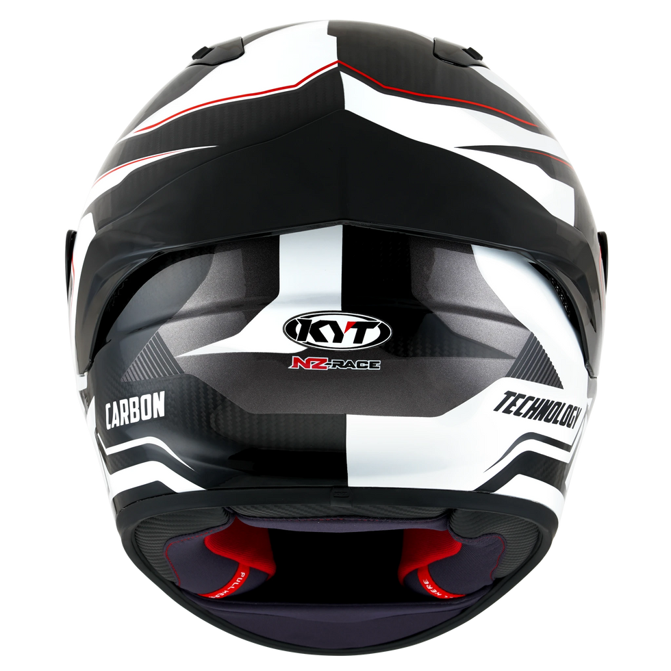 KYT NZ-Race Carbon Carbon Competition Helmet - White