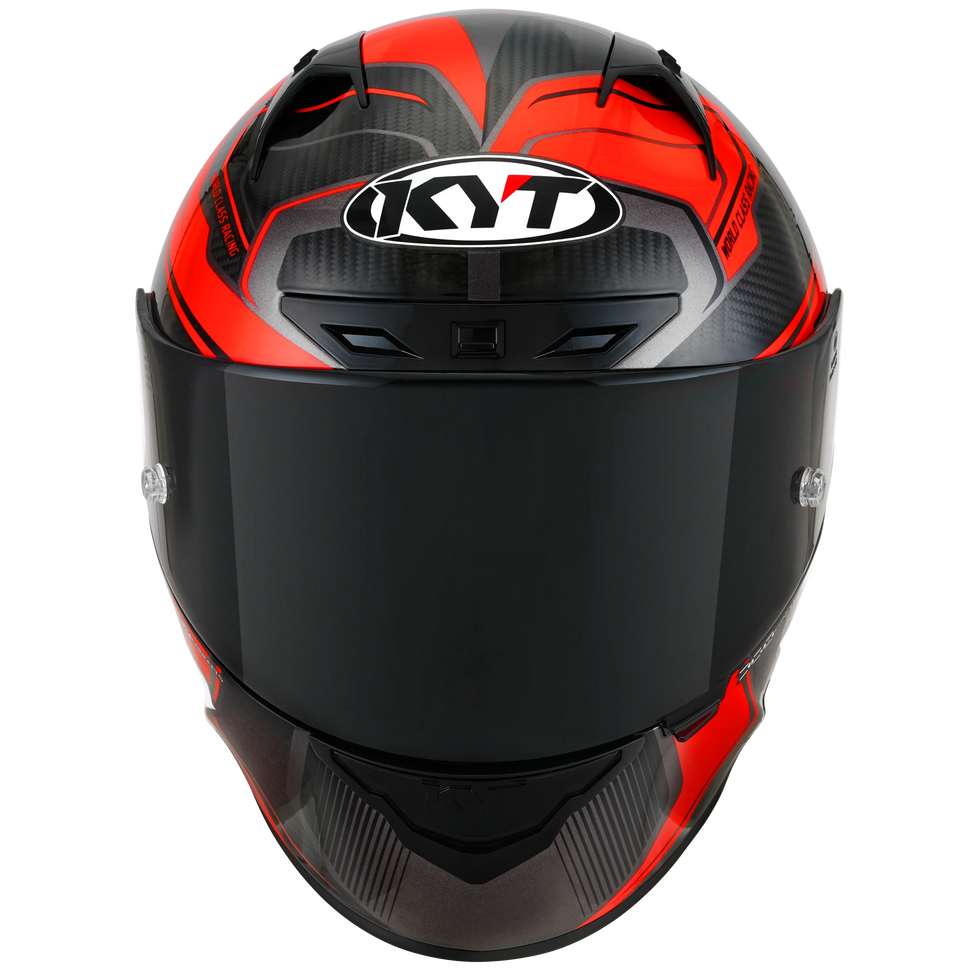 KYT NZ-Race Carbon Carbon Competition Helmet - Red
