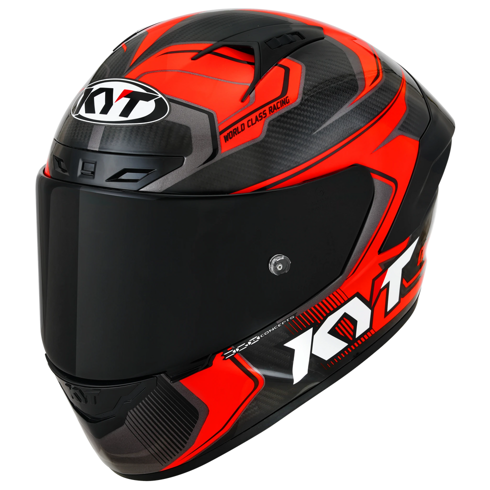 KYT NZ-Race Carbon Carbon Competition Helmet - Red