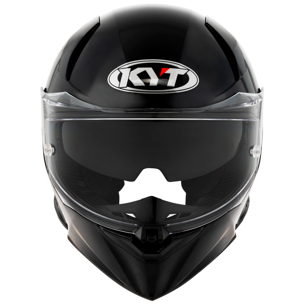 KYT R2R Solid Helmet - Plain Black
