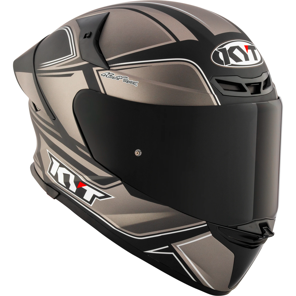 KYT TT Revo Tourist Helmet - Matte Cool Grey