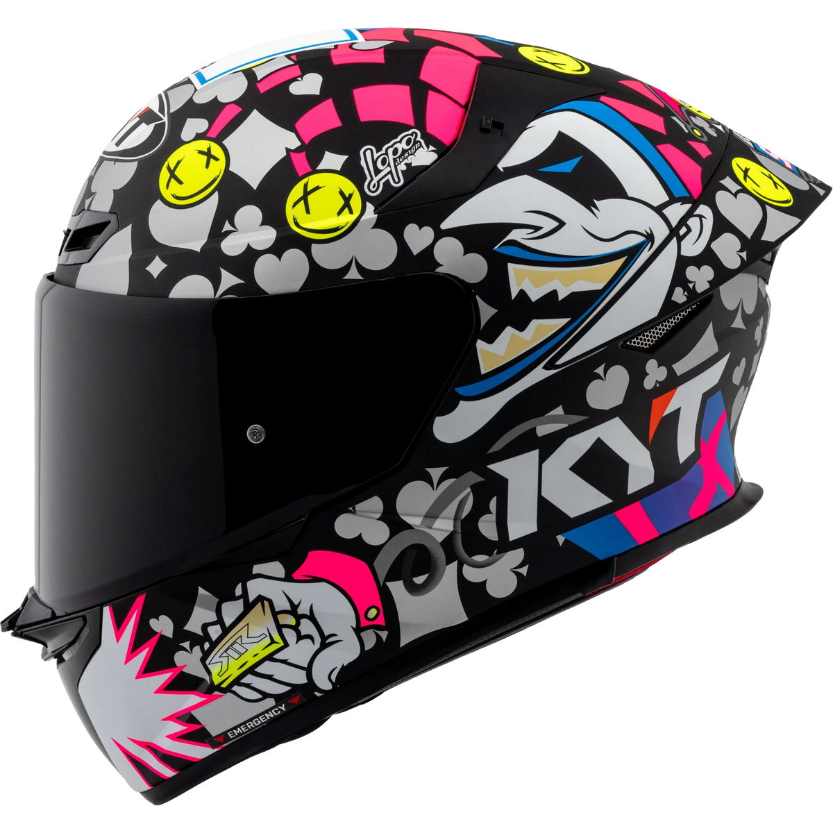 KYT TT-REVO Riccardo Rossi 2022 Replica Helmet - Riccardo Rossi 2022 Replica