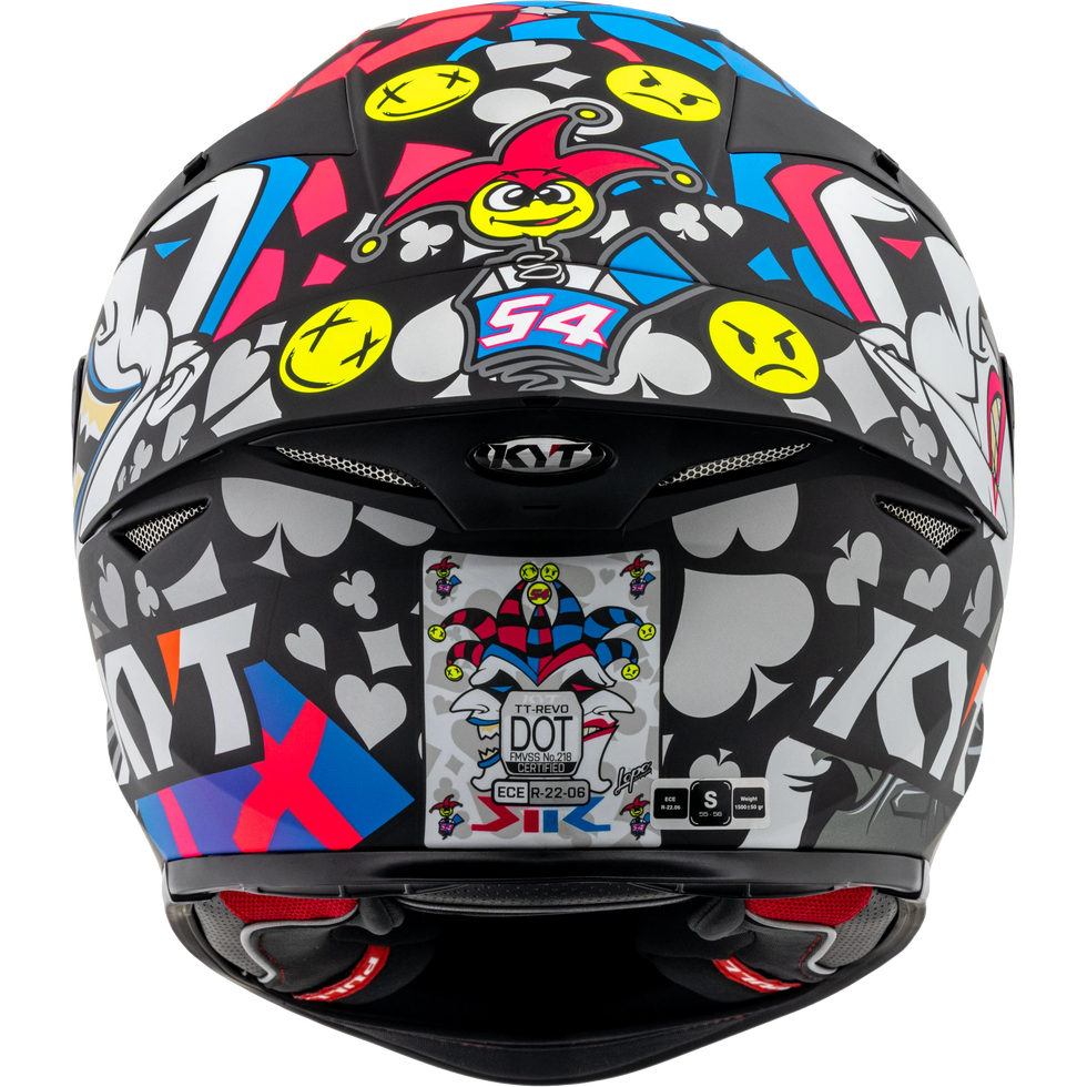 agv k3 rossi replica helmet KYT TT Revo R.Rossi 2022 Replica Helmet