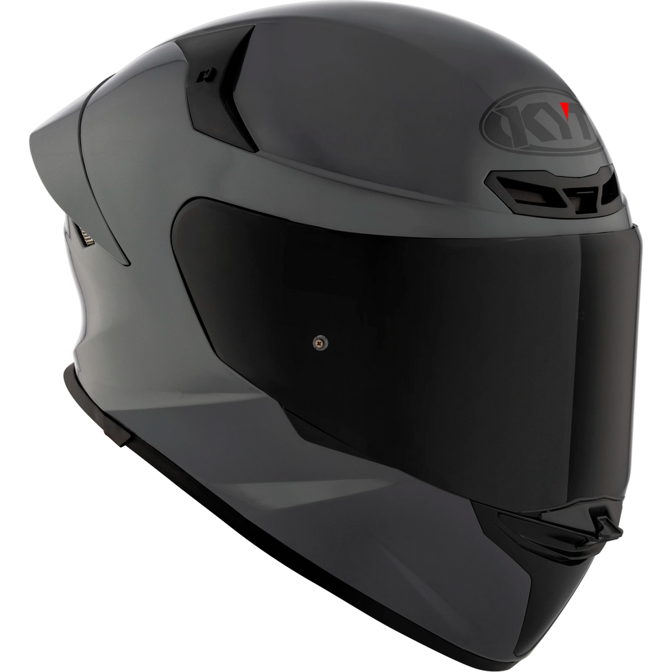 KYT TT Revo Solid Helmet - Plain GRL Grey