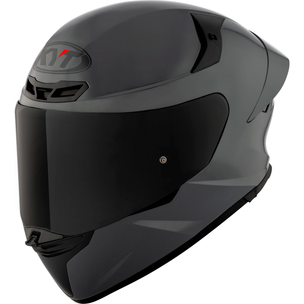 KYT TT Revo Solid Helmet - Plain GRL Grey