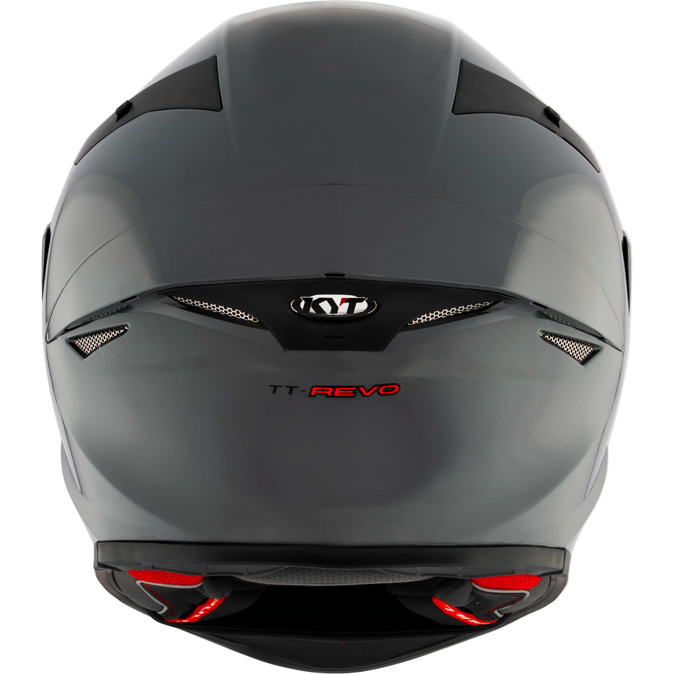 KYT TT Revo Solid Helmet - Plain GRL Grey