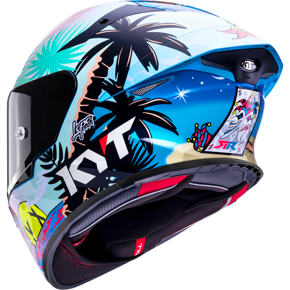 KYT TT Revo Riccardo Rossi BCN Replica Helmet - Riccardo Rossi BCN Replica
