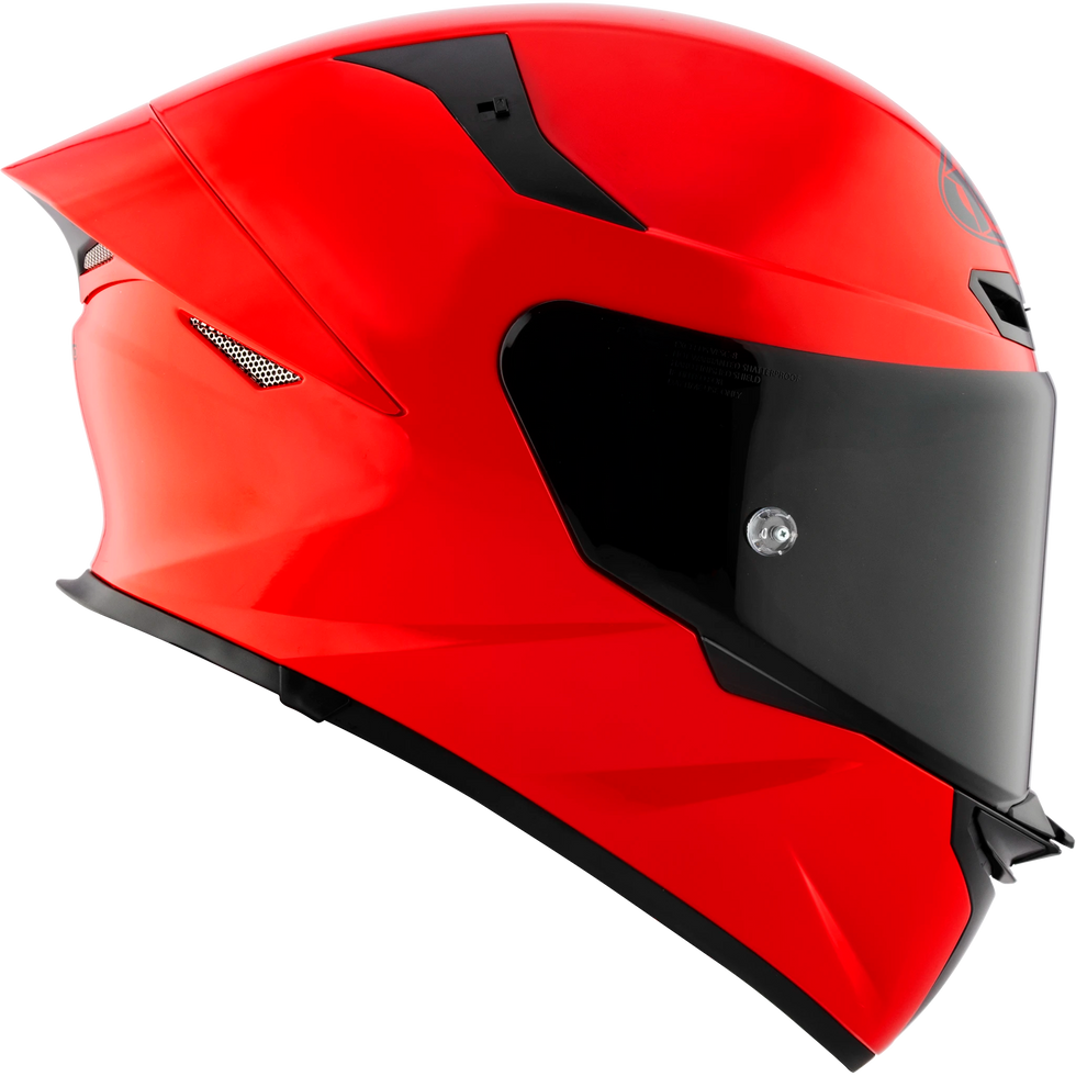 KYT TT Revo Solid Helmet - Gloss Gara Red