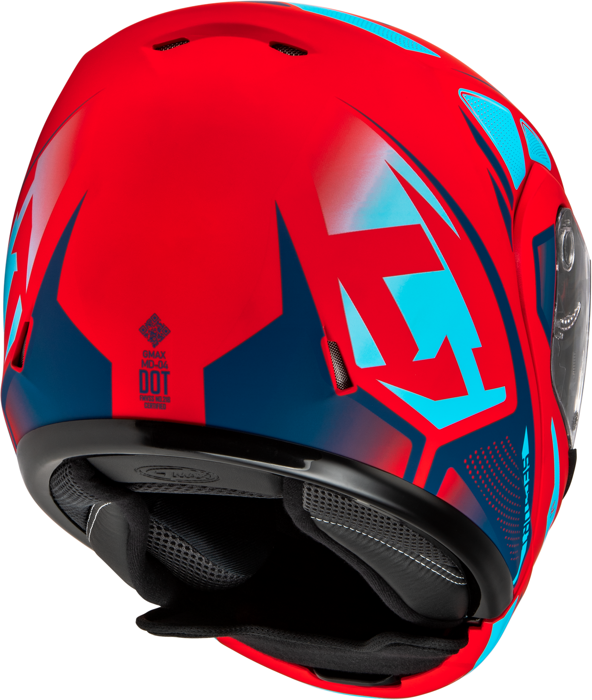 GMAX MD-04 Sector Helmet Red/Blue
