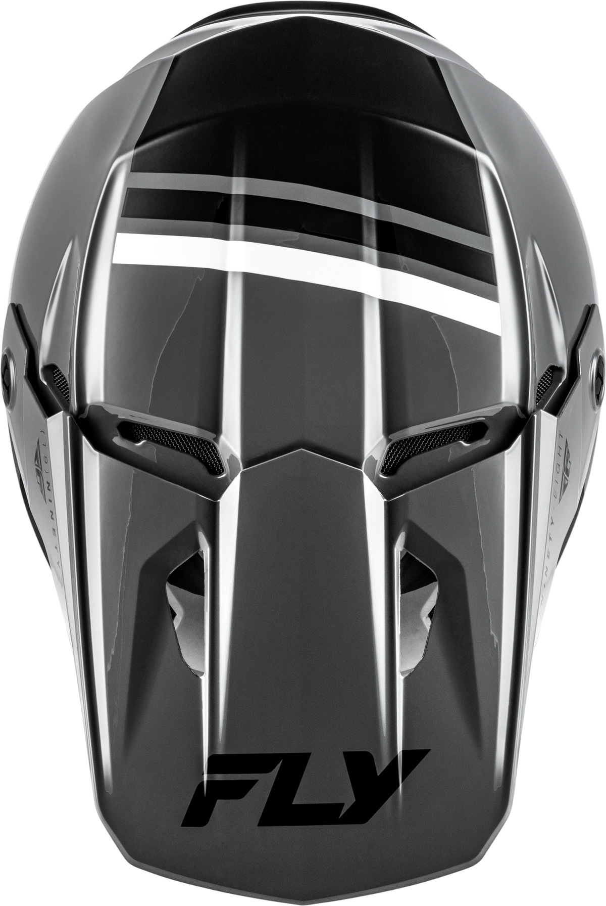 Fly Racing Kinetic Verdict Helmet - Grey/Black/White