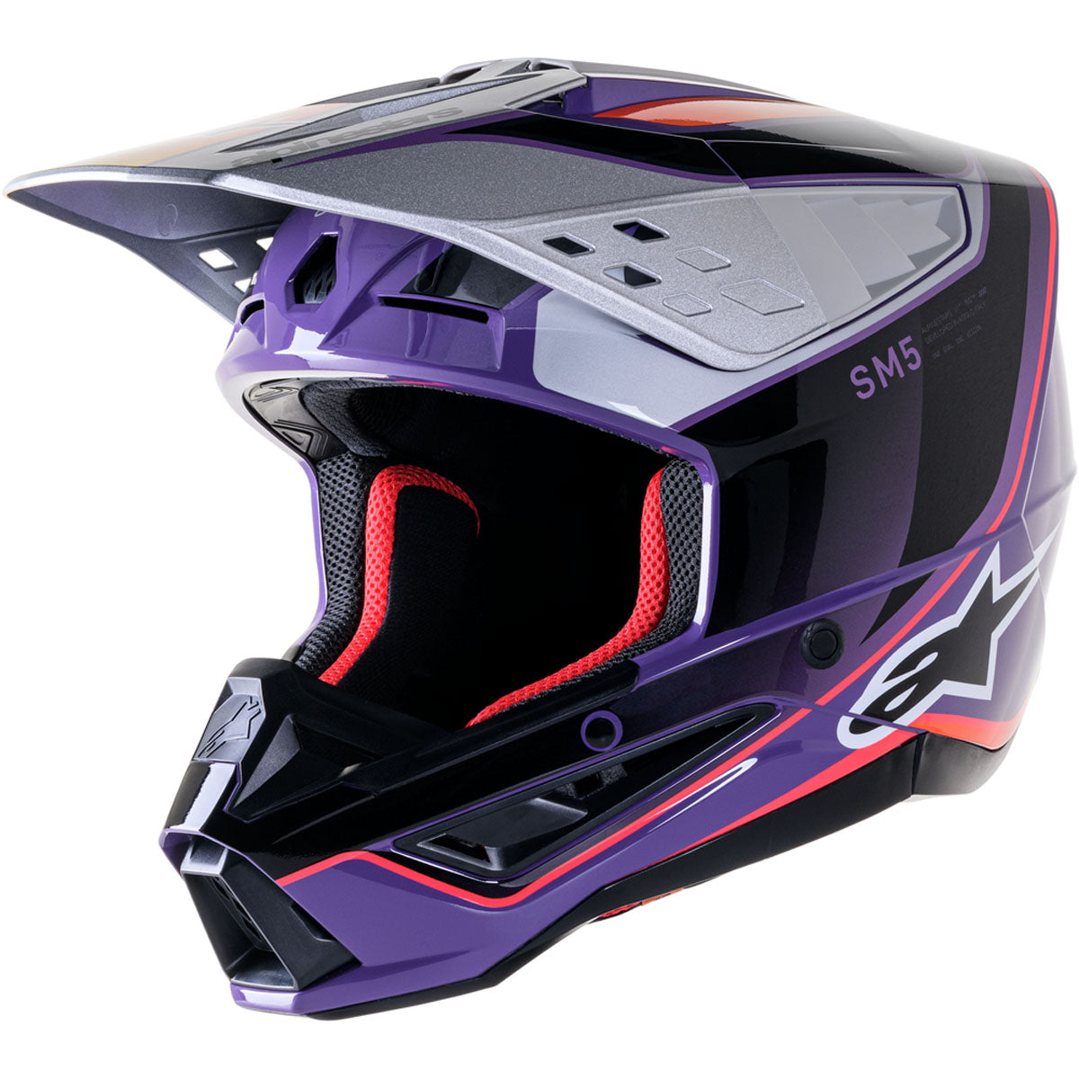 Alpinestars Supertech M5 Sail Helmet - Purple