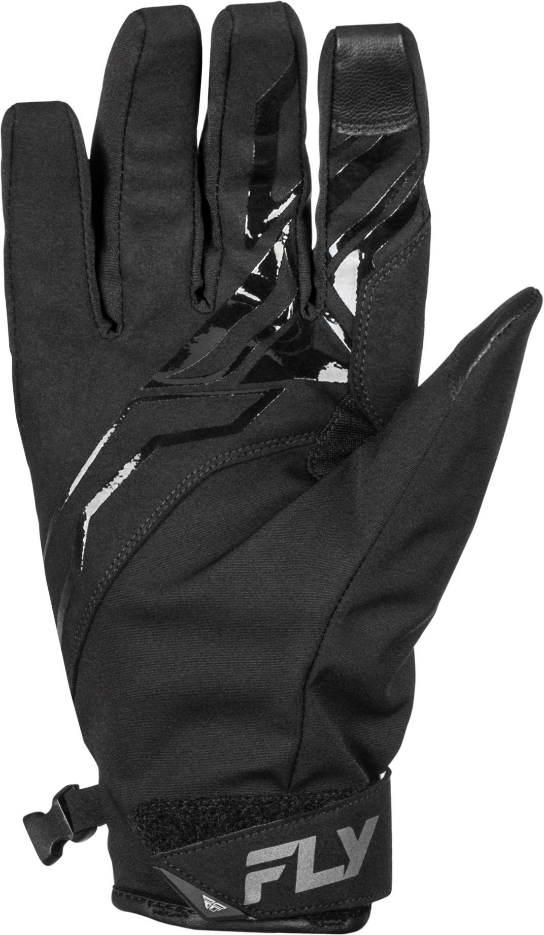 Fly Racing Youth Title Gloves - Grey/Black/Red