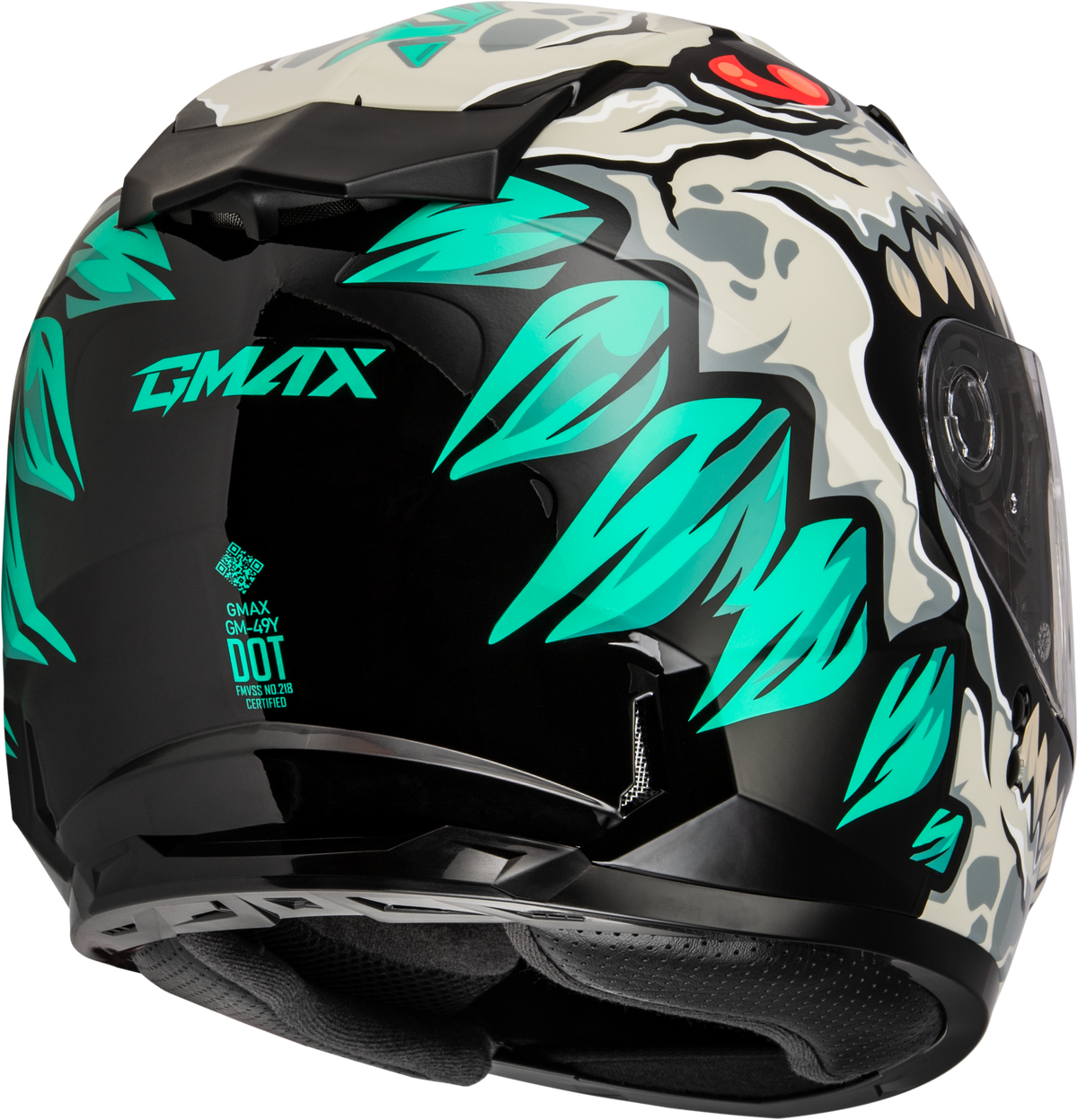 GMAX Youth GM-49Y Drax Snow Helmet Silver