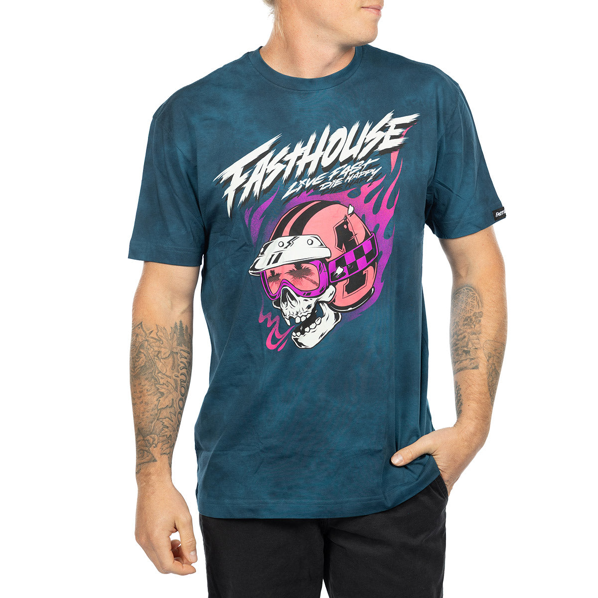 Fasthouse Destroyer Tee - Indigo