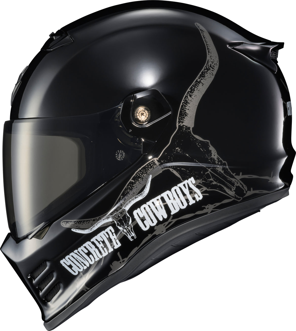 Scorpion Covert FX Concrete Cowboys Helmet - Black