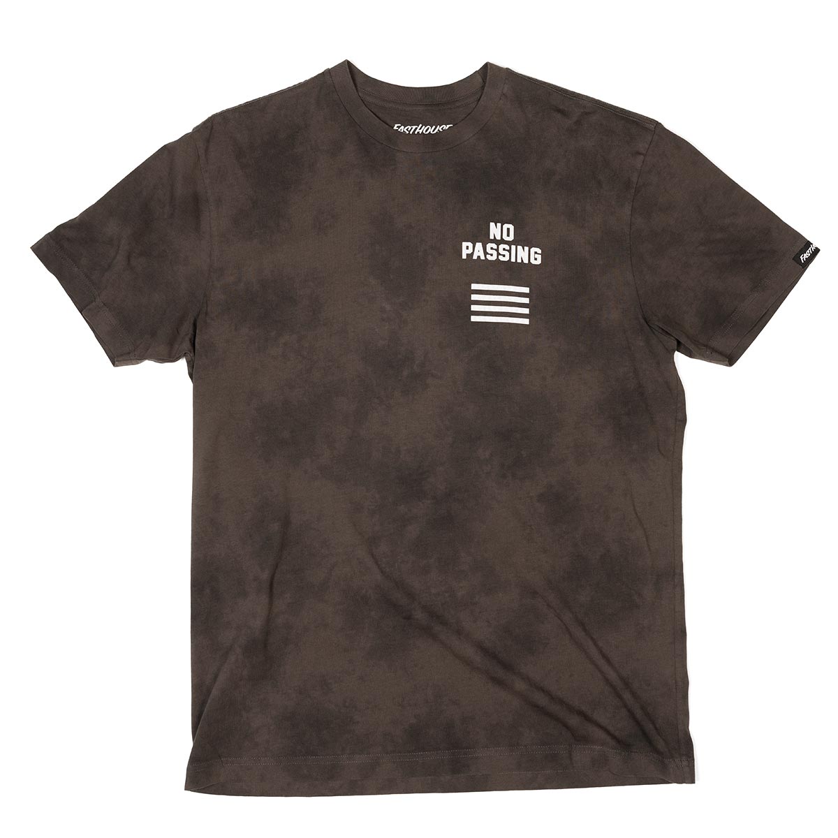 Fasthouse No Pass Tee - Black Crystal Wash