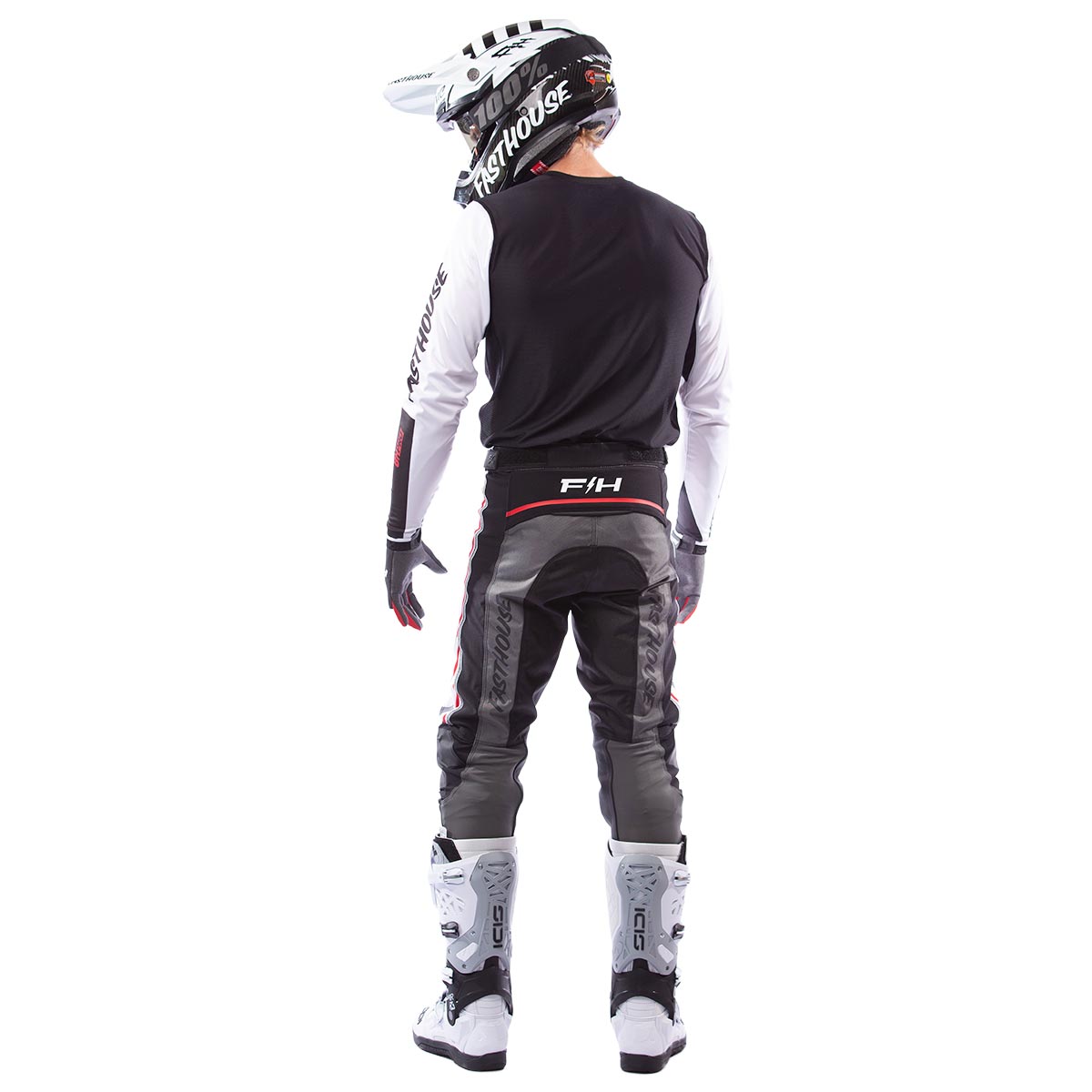 Fasthouse Racing Grindhouse Pro ApexMX Gear Set - White/Red