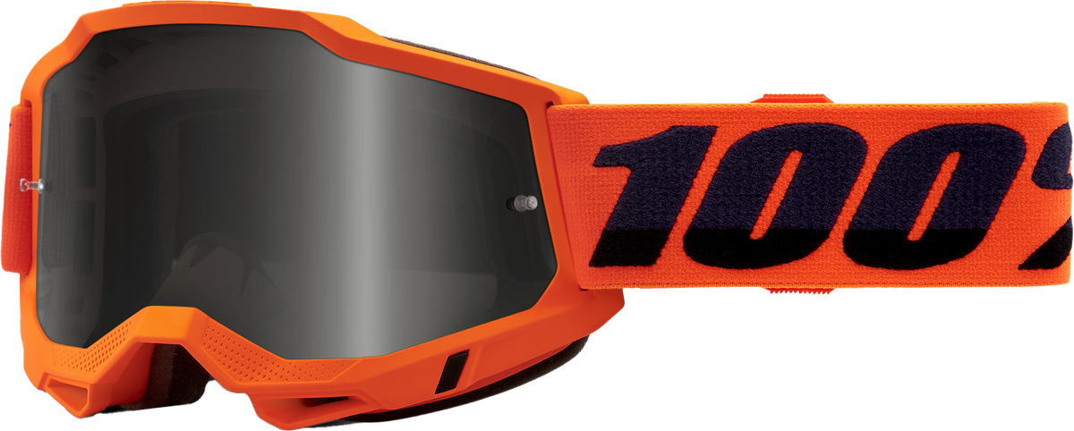 100% Accuri 2 Sand Goggles CLOSEOUT Neon Orange / Smoke Lens