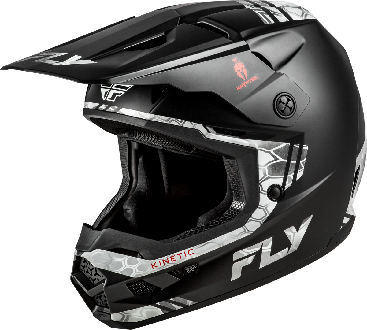 Fly Racing Kinetic Verdict Kryptek Helmet - Black/Grey
