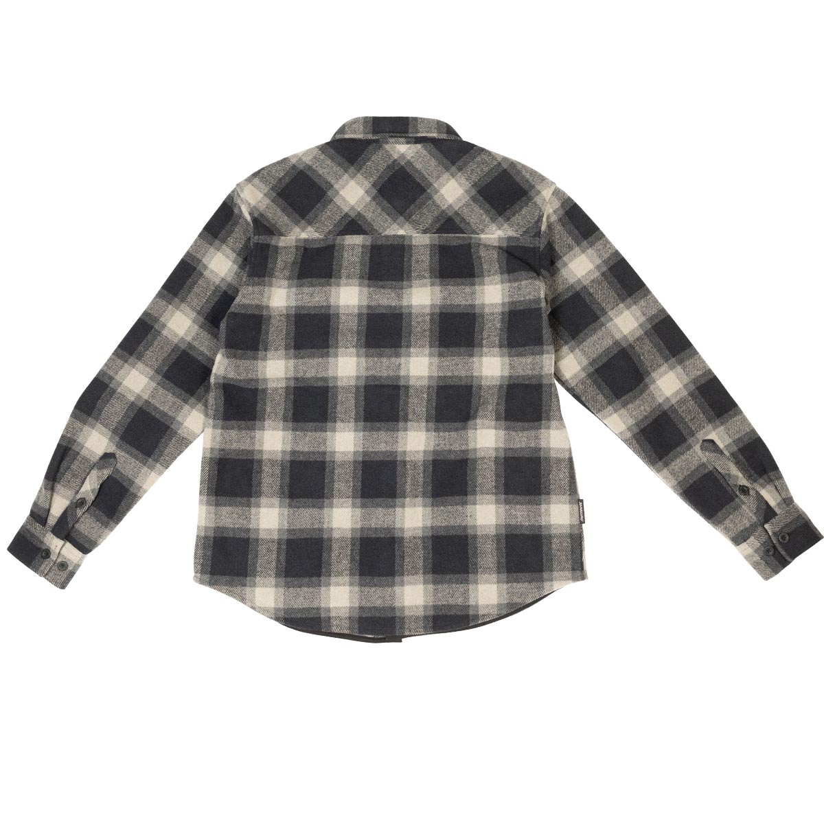 Fasthouse Folsom Heavyweight Flannel Long Sleeve Shirt - Greige/Black
