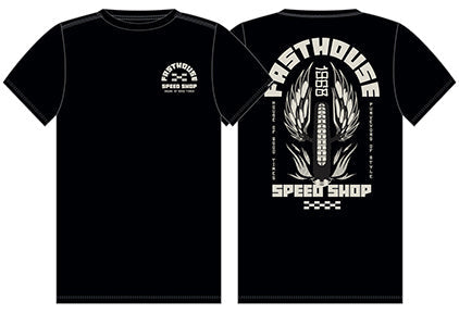 Fasthoues Youth Iron Steed Tee - Black