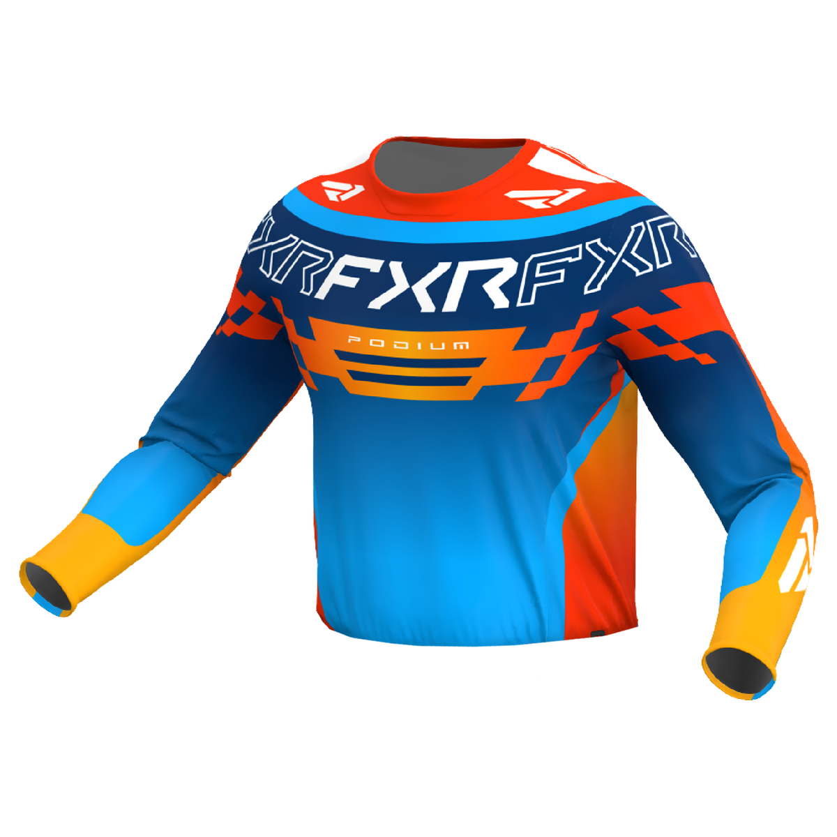 FXR Podium Swerve MX Gear Set - SLATE/SKY/NUKE 