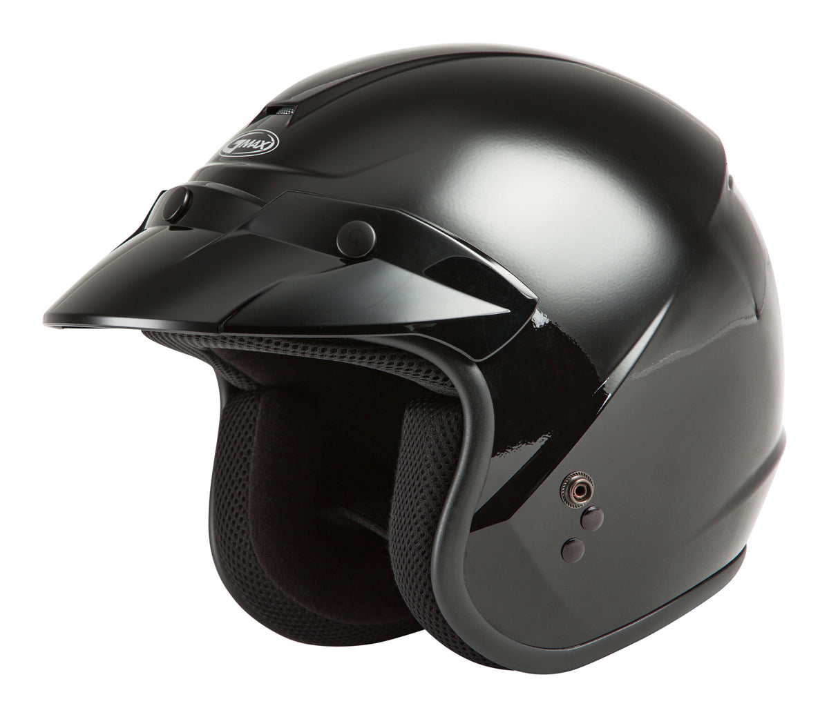 GMAX Youth OF-2Y Open Face Helmet Black