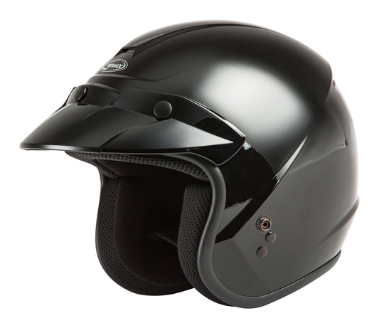 GMAX Youth OF-2Y Open Face Helmet Black