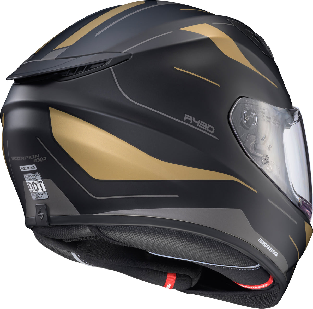 Scorpion EXO-R430 Cutlass Helmet - Black/Gold
