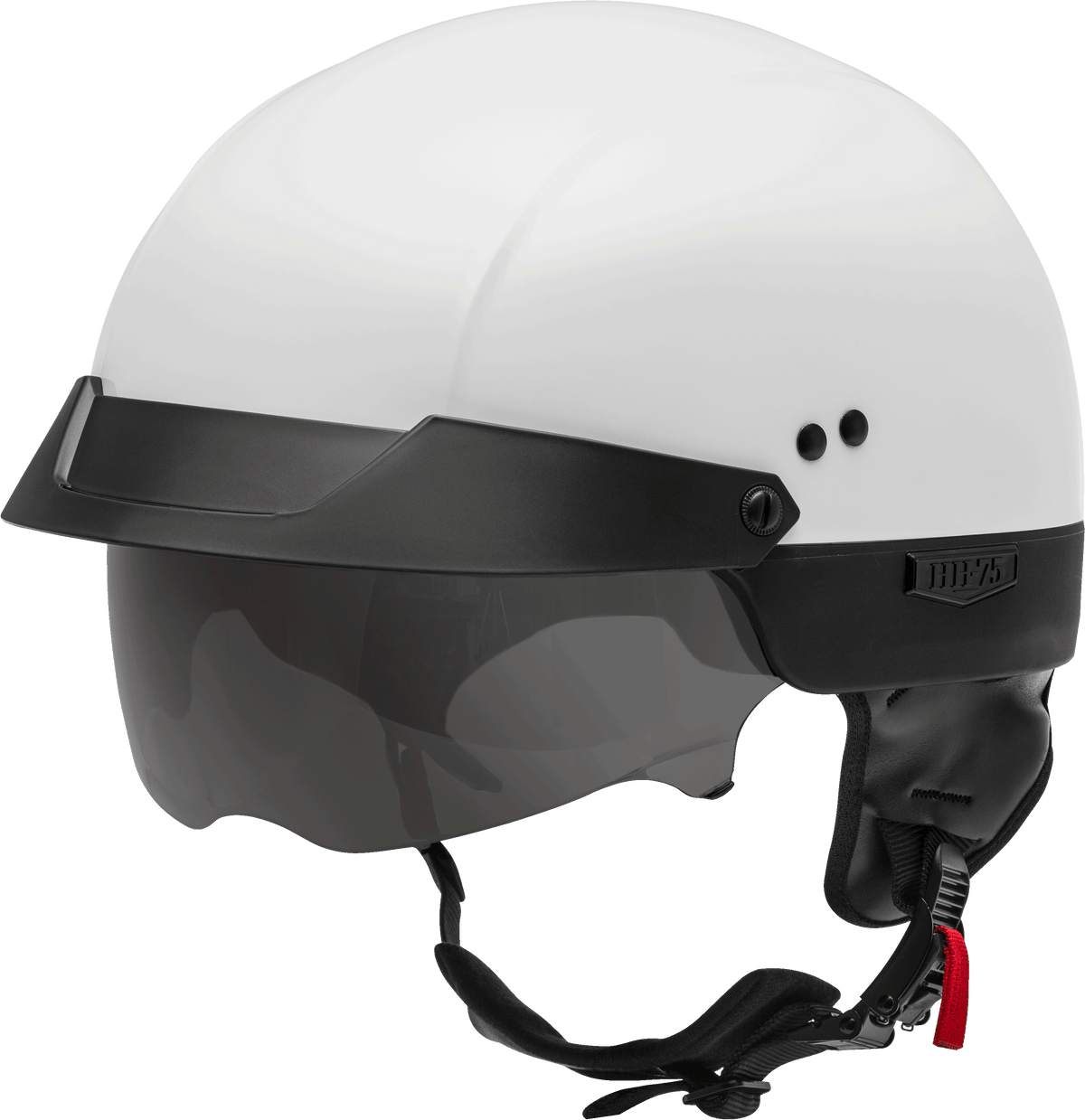 GMAX HH-75 Half Helmet White
