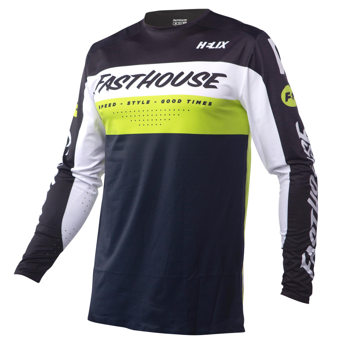 Fasthouse Racing Helix DaytonaMX Gear Set - Black/Flo Green