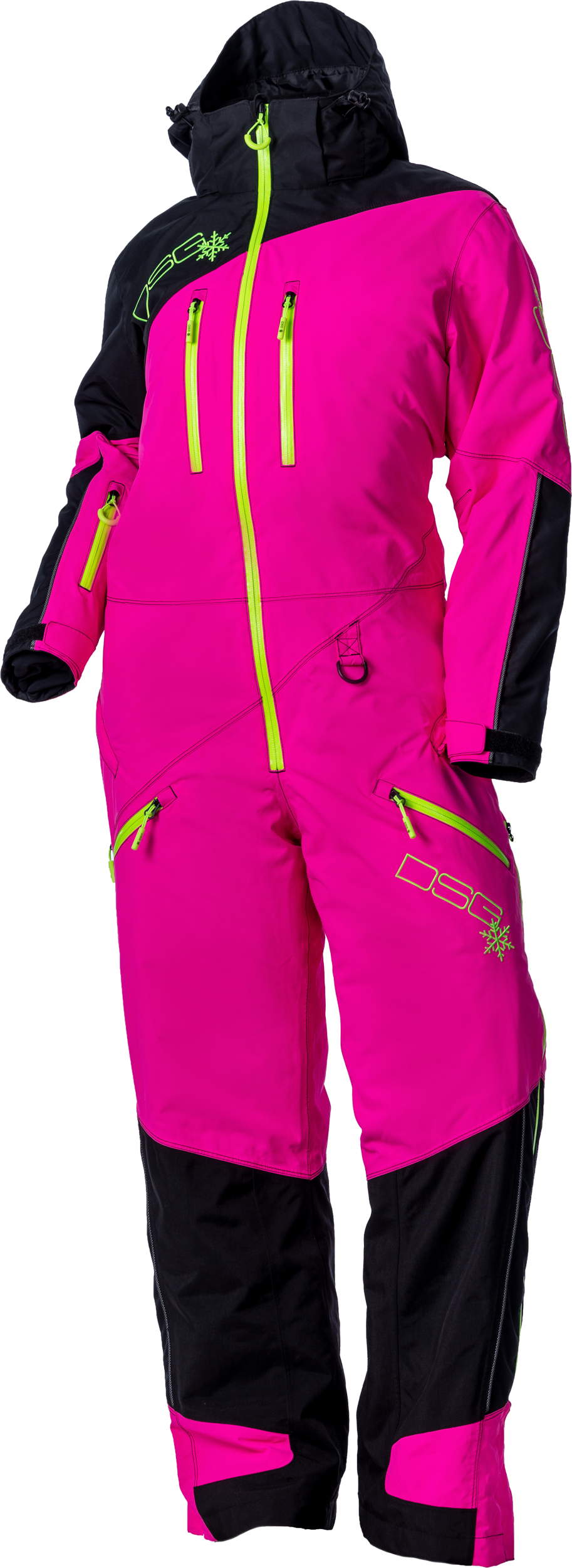 DSG Womens DSG Womens Monosuit 2.0 - Black/Hot Pink