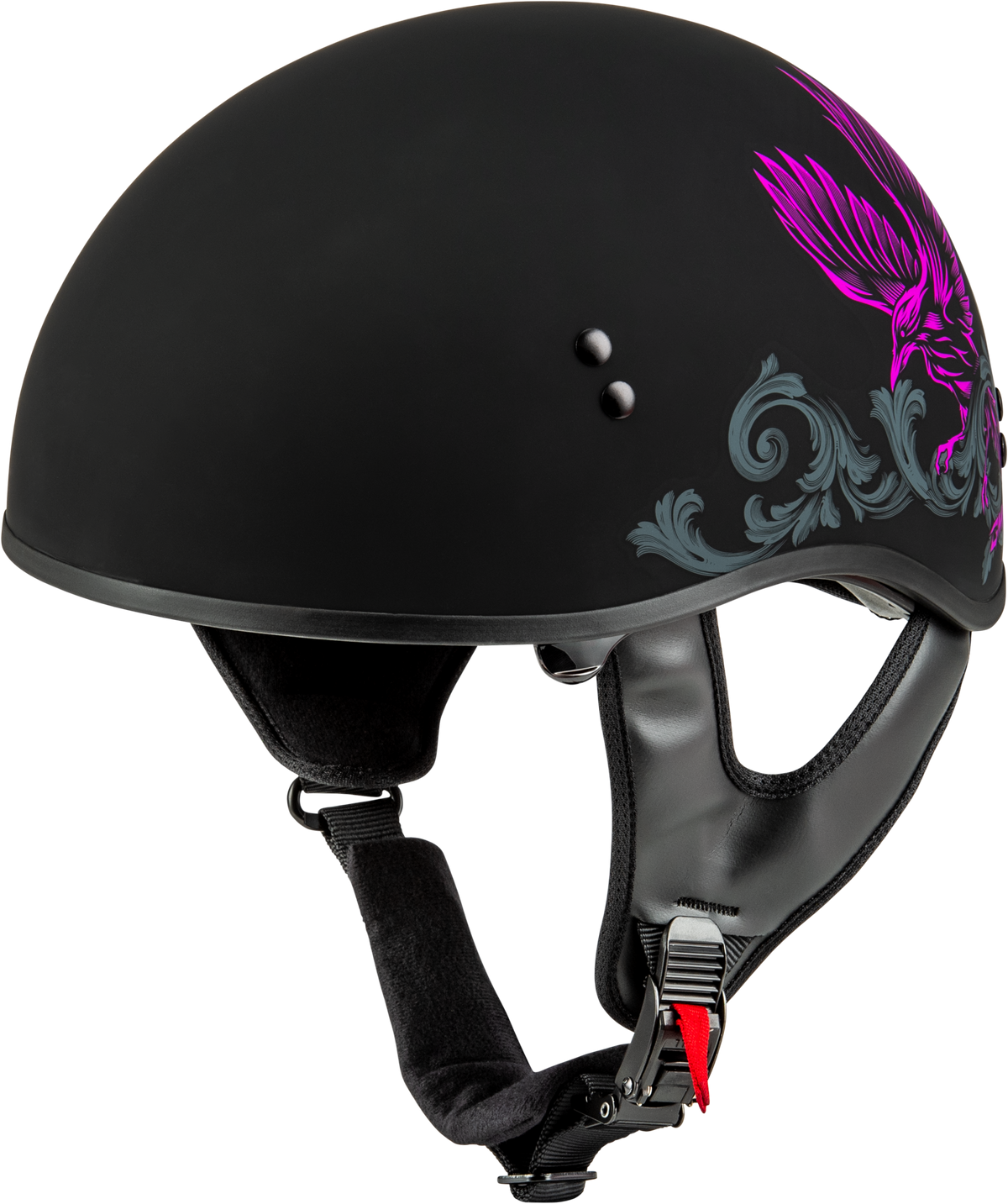 GMAX HH-65 Corvus Helmet Black/Purple/Grey