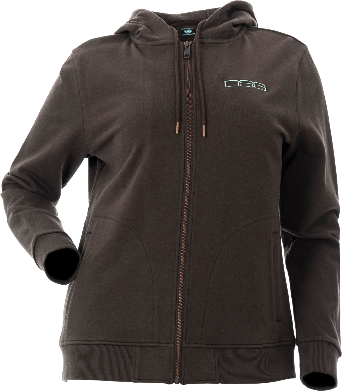 DSG Womens Neve Zip Up Hoodie CLOSEOUT - Charcoal