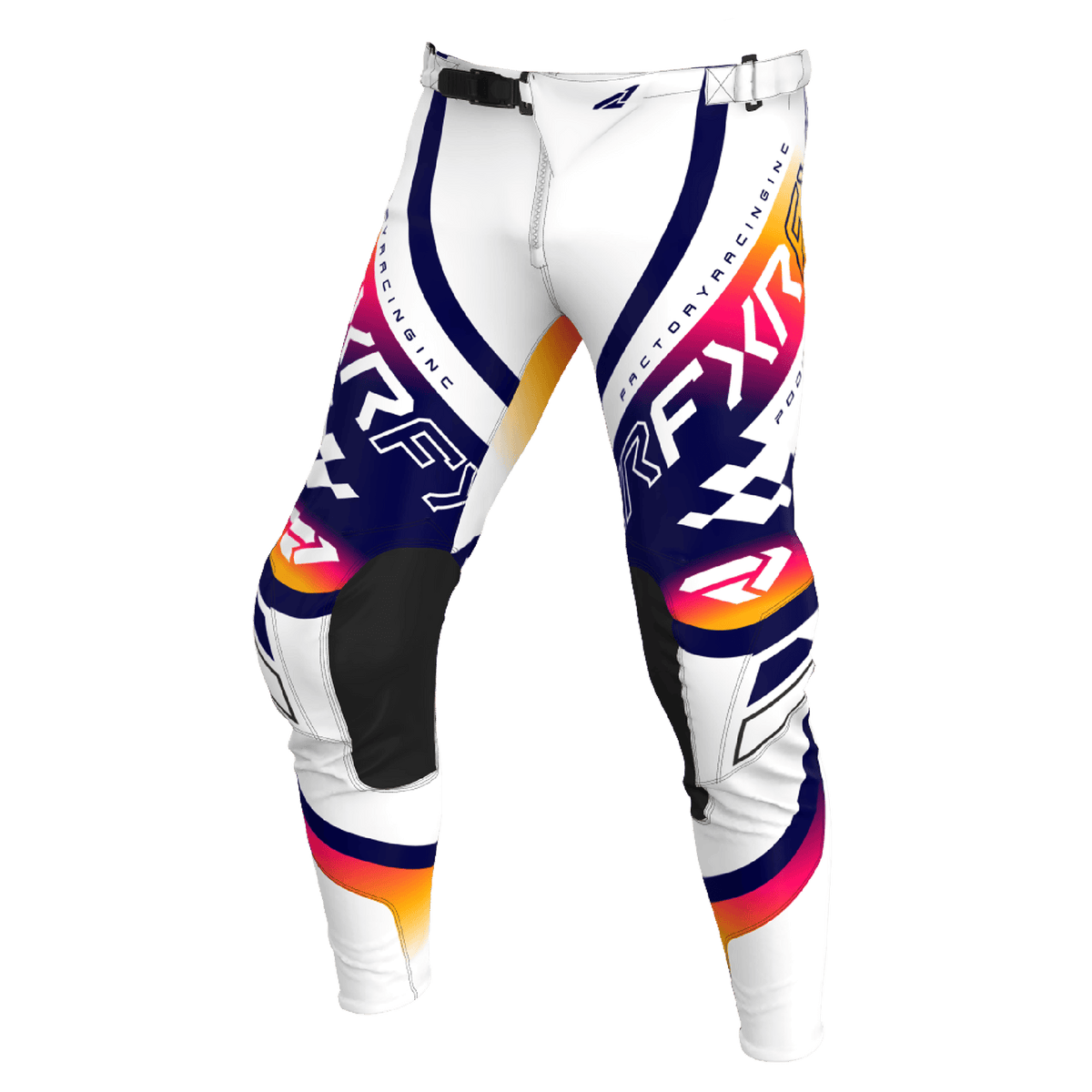 FXR Podium Swerve MX Gear Set - WHITE/NAVY/RAZZ