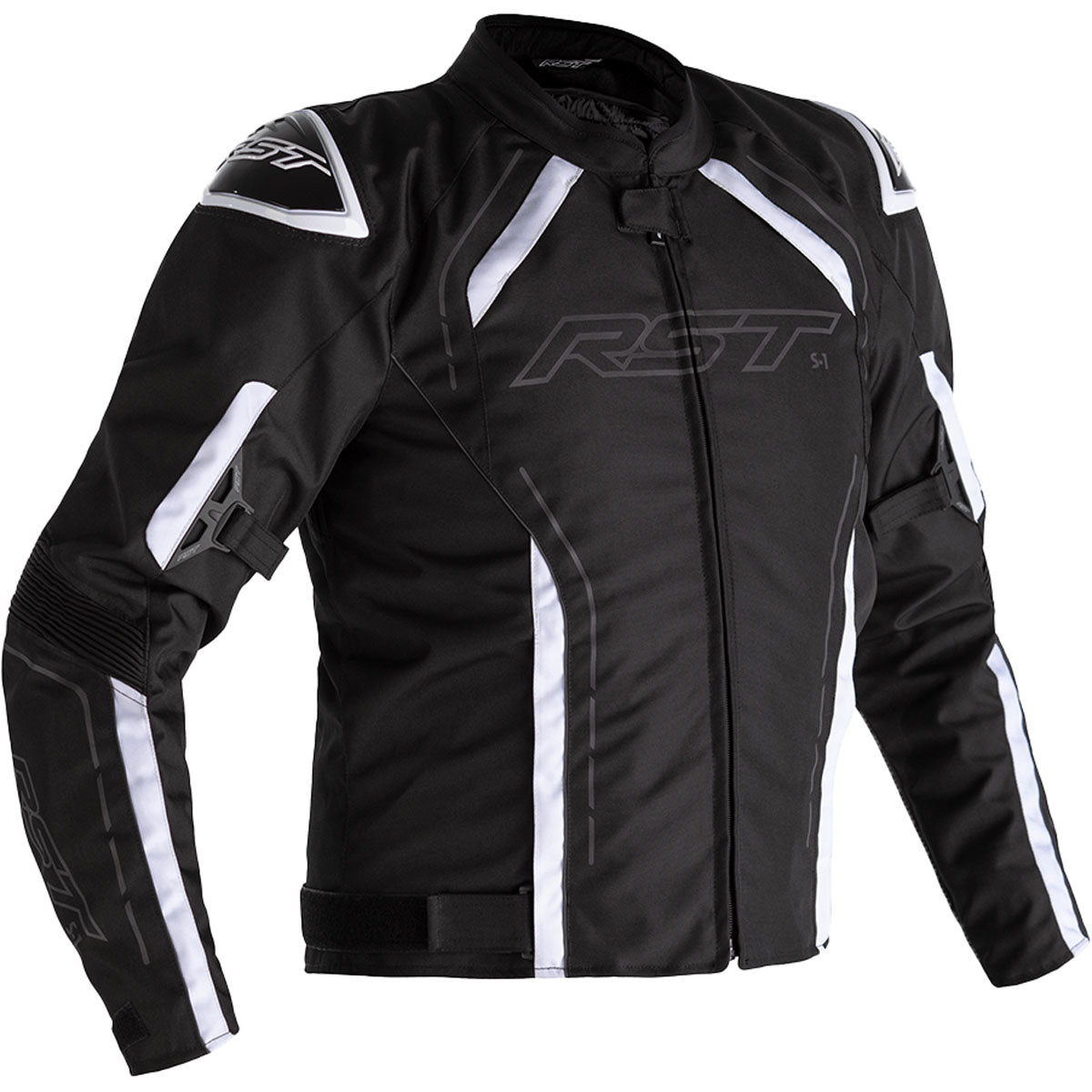 RST S1 CE Textile Jacket CLOSEOUT Black/Black/White