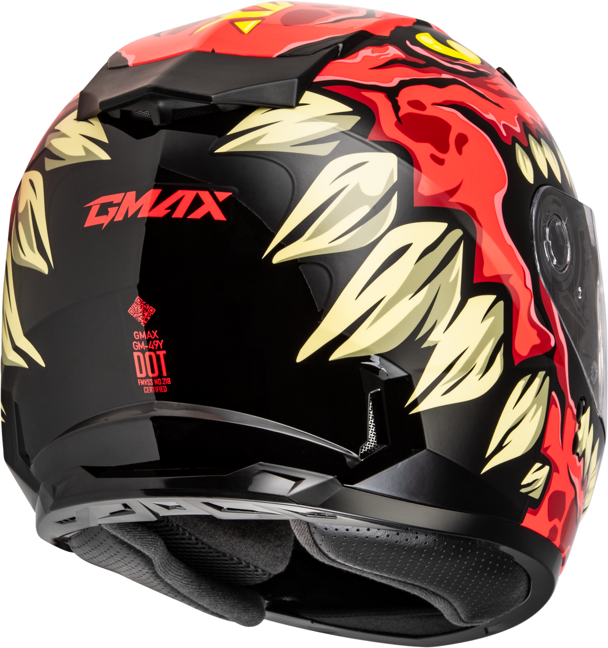 GMAX Youth GM-49Y Drax Helmet Red