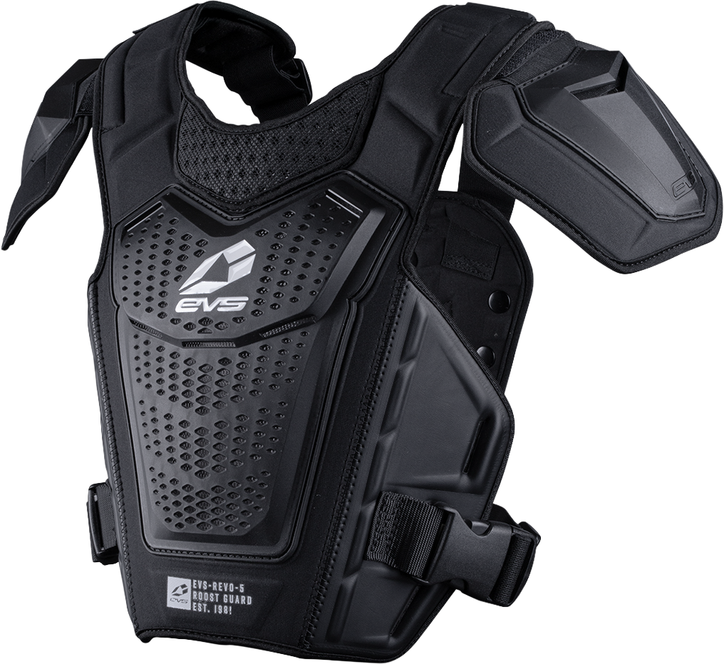 EVS Revo 5 Roost Defelctor - Black/White