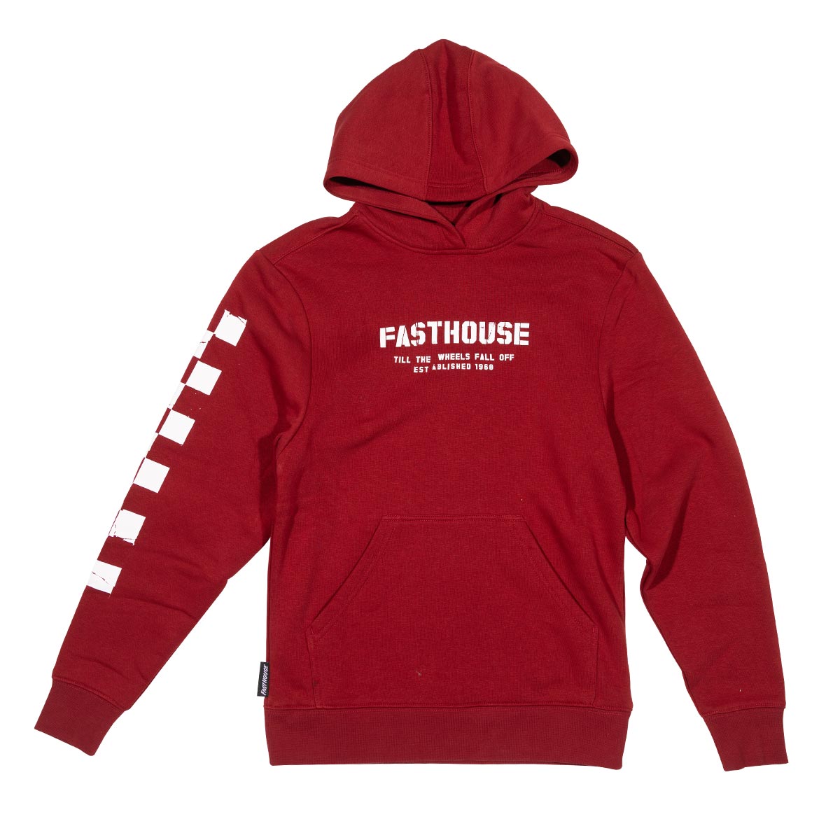 Fasthouse Torn Hoodie - Red