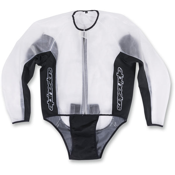 Alpinestars Racing Rain Motorcycle Jacket - Clear/Black