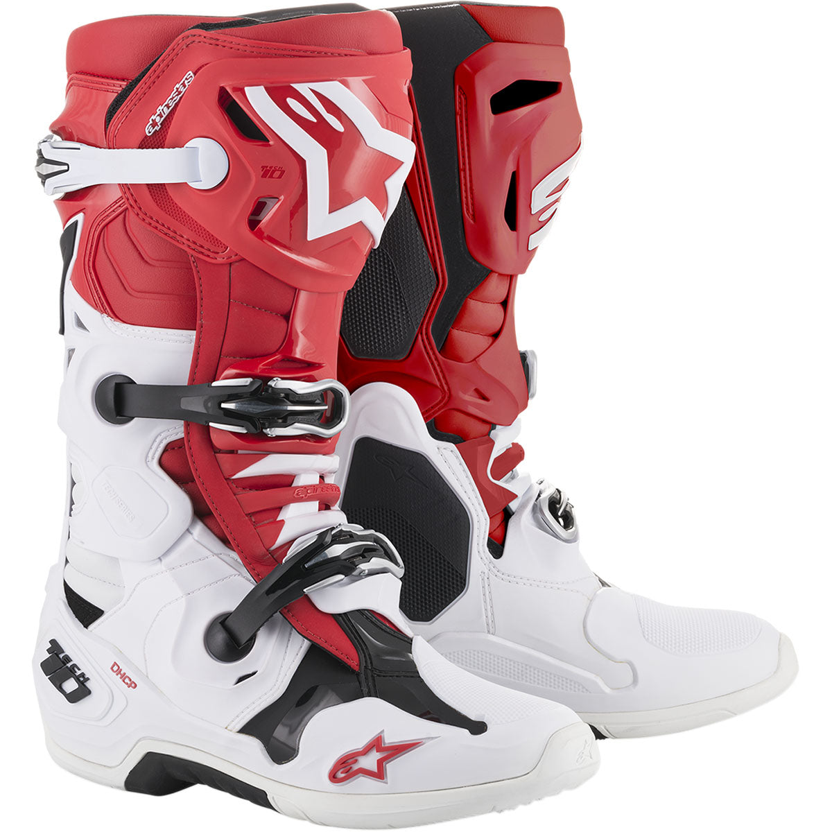 Alpinestars Tech 10 Boots - Red/White/Black