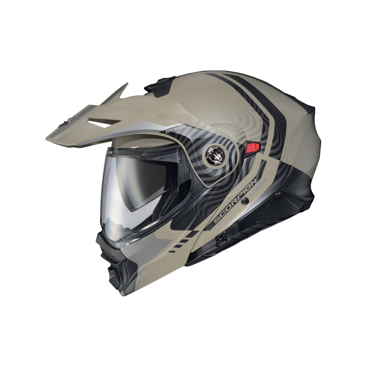 Scorpion EXO-At960 Modular Wave Form Helmet - Sand/Black/Grey