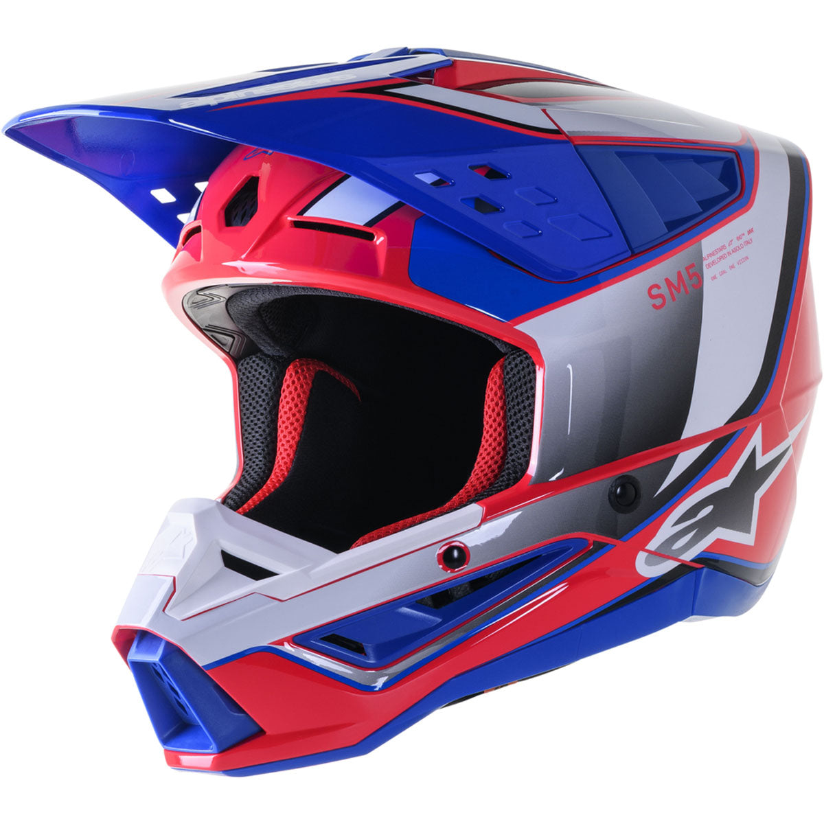 Alpinestars Supertech M5 Sail Helmet - White/Pink